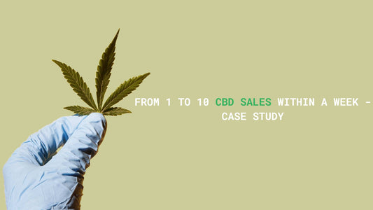 FROM 1 TO 10 CBD SALES WITHIN A WEEK - CASE STUDY